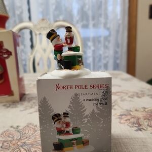 Department 56 North Pole Series Elves with Green and Red Accents